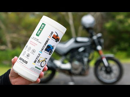 Orage Wipes for Bikes, Motorcycles & Cars
